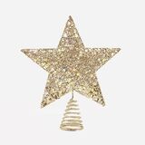 ΚΟΡΥΦΗ ΔΕΝΤΡΟΥ ΜΕ ΧΡΥΣΟ ΝΗΜΑ ΚΑΙ ΙΡΙΔΙΖΟΝΤΑ ΑΣΤΕΡΑΚΙΑ, 25x30cm