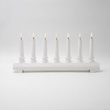 ΞΥΛΙΝΟ ΚΗΡΟΠΗΓΙΟ, ΑΨΙΔΑ, ΛΕΥΚΟ, TIMER, ΜΠΑΤΑΡΙΑΣ, 39x5.5x18cm