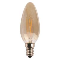 ΛΑΜΠΑ LED ΜΙΝΙΟΝ CROSSED FILAMENT 4.5W E14 2400K 220-240V GOLD DIMMABLE