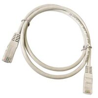 ΚΑΛΩΔΙΟ PATCH CORD UTP CAT-6e 26AWG ΓΚΡΙ 1m