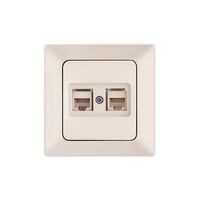 ΠΡΙΖΑ DATA CAT 6 RJ 45 ΔΙΠΛΗ ΜΠΕΖ