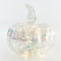 ΚΟΛΟΚΥΘΑ ΓΥΑΛΙΝΗ, ΦΩΤΙΖΟΜΕΝΗ, 15cm