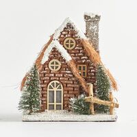 ΣΠΙΤΑΚΙ ΦΩΤΙΖΟΜΕΝΟ, ΚΑΦΕ, ΜΠΑΤΑΡΙΑΣ, 22,5x18x24,5cm