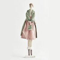 ΒΕΛΟΥΔΙΝΗ ΚΥΡΙΑ, ΡΟΖ & ΠΡΑΣΙΝΗ, 15x49cm