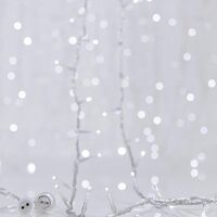 ΚΟΥΡΤΙΝΑ, 360 LED 3mm, 31V ΜΕΤΑΣΧΗΜΑΤΙΣΤΗ, 4 ΕΠΕΚΤΑΣΕΙΣ ΕΩΣ 3 ΣΕΤ, ΔΙΑΦΑΝΟ PVC ΚΑΛΩΔΙΟ, ΛΕΥΚΟ LED (H200 x W200cm, 20 LINES x 18 LED), ΠΡΟΕΚΤΑΣΗ ΠΑΡΟΧΗΣ 3m, ΙΡ44