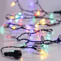 ΣΕΙΡΑ, 200 LED 5mm, VINTAGE ΔΙΑΚΟΣΜΗΤΙΚΟ 1.2mm, 31V ΜΕΤΑΣΧΗΜΑΤΙΣΤΗ, 4 ΕΠΕΚΤΑΣΕΙΣ ΕΩΣ 3 ΣΕΤ, ΠΡΑΣΙΝΟ PVC ΚΑΛΩΔΙΟ, ΧΡΩΜΑΤΙΣΤΟ LED ΑΝΑ 5cm, ΠΡΟΕΚΤΑΣΗ ΠΑΡΟΧΗΣ 3m, IP44