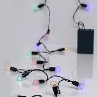 ΣΕΙΡΑ, 20 LED 5mm, ΔΙΑΚΟΣΜΗΤΙΚEΣ VINTAGE ΜΠΑΛΙΤΣΕΣ 1.5cm, ΜΠΑΤΑΡΙΑΣ 3xΑΑ, ΧΡΟΝΟΔΙΑΚΟΠΤΗ, ΠΡΑΣΙΝΟ PVC ΚΑΛΩΔΙΟ, ΧΡΩΜΑΤΙΣΤΟ LED ANA 10cm, ΠΡΟΕΚΤΑΣΗ ΠΑΡΟΧΗΣ 30cm, IP20