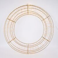 ΣΤΕΦΑΝΙ 80cm, 1680 LED, 4,5V ΜΕΤΑΣΧΗΜΑΤΙΣΤΗ, TIMER, MΠΡΟΝΖΕ ΜΕΤΑΛΛΙΚΟΣ ΣΚΕΛΕΤΟΣ, ΜΠΡΟΝΖΕ ΧΑΛΚΙΝΟ ΚΑΛΩΔΙΟ, ΚΟΚΚΙΝΟ LED, ΠΡΟΕΚΤΑΣΗ ΠΑΡΟΧΗΣ 5m, IP44