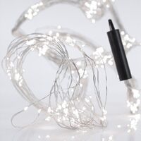 ΧΤΑΠΟΔΙ, 400 MINI LED, ΜΕΤΑΣΧΗΜΑΤΙΣΤΗ, ΑΣΗΜΙ ΧΑΛΚINO KAΛΩΔΙΟ, ΛΕΥΚΟ LED ANA 10cm (16 ΣΕΙΡΕΣ x 25 LED), ΠΡΟΕΚΤΑΣΗ ΠΑΡΟΧΗΣ 5m, ΙΡ44