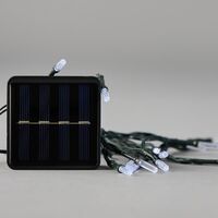 ΣΕΙΡΑ, 80 LED 5mm ΜΕ ΑΚΡΥΛΙΚΗ ΕΠΕΚΤΑΣΗ, ΗΛΙΑΚΟ ΣΥΛΛΕΚΤΗ ΜΕ ΑΙΣΘΗΤΗΡΑ ΦΩΤΟΣ, 8 ΠΡΟΓΡΑΜΜΑΤΑ, ΠΡΑΣΙΝΟ PVC ΚΑΛΩΔΙΟ, ΛΕΥΚΟ LED ΑΝΑ 10cm, ΠΡΟΕΚΤΑΣΗ ΠΑΡΟΧΗΣ 1m, ΙΡ44