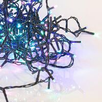 ΣΕΙΡΑ, 50 LED 3mm, 4.5V ΜΕΤΑΣΧΗΜΑΤΙΣΤΗ, 8 ΠΡΟΓΡΑΜΜΑΤΑ & ΜΝΗΜΗ, ΠΡΑΣΙΝΟ PVC ΚΑΛΩΔΙΟ, OPAL ΧΡΩΜΑΤΙΣΤΑ LED ΑΝΑ 5cm, ΠΡΟΕΚΤΑΣΗ ΠΑΡΟΧΗΣ 3m, IP44