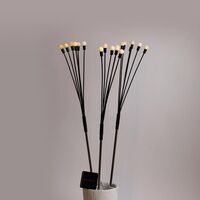 ΣΕΙΡΑ, 3 ΣΕΤ ΛΕΥΚΕΣ ΜΠΑΛΙΤΣΕΣ 75cm, Φ1.7cm, 6 ΚΛΑΔΙΑ ΑΝΑ ΣΕΤ, ΗΛΙΑΚΟ ΣΥΛΛΕΚΤΗ ΜΕ ΑΙΣΘΗΤΗΡΑ ΦΩΤΟΣ, 18 ΘΕΡΜΑ ΛΕΥΚΑ LED, ΠΡΟΕΚΤΑΣΗ ΠΑΡΟΧΗΣ 1m, IP44