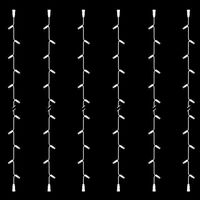 ΣΕΙΡΑ, DIY ΣΕΤ 6 ΤΜΧ, 30 LED, 2 ΕΠΕΚΤΑΣΕΙΣ, ΛΕΥΚΟ ΚΑΟΥΤΣΟΥΚ ΚΑΛΩΔΙΟ, ΛΕΥΚO LED ΑΝΑ 10cm, ΙΡ65