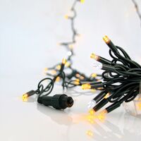 ΣΕΙΡΑ, 100 LED 5mm ΜΕ ΚΑΛΥΜΜΑ, 230V, 3 ΕΠΕΚΤΑΣΕΙΣ ΕΩΣ 9 ΣΕΤ, ΠΡΑΣΙΝΟ ΚΑΟΥΤΣΟΥΚ ΚΑΛΩΔΙΟ, 90 ΘΕΡΜΑ ΛΕΥΚΑ + 10 ΛΕΥΚΑ FLASH LED ΑΝΑ 10cm, ΙΡ65 (ΧΩΡΙΣ ΠΡΟΕΚΤΑΣΗ ΠΑΡΟΧΗΣ)