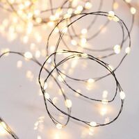 ΣΕΙΡΑ, 320 ΜΕΓΑΛΑ MILKY MINI LED, ADAPTOR, ΣΤΑΘΕΡΟ, ΠΡΑΣΙΝΟ ΧΑΛΚΙΝΟ ΚΑΛΩΔΙΟ, ΘΕΡΜΟ ΛΕΥΚΟ LED ΑΝΑ 5cm, ΠΡΟΕΚΤΑΣΗ ΠΑΡΟΧΗΣ 3m, IP44