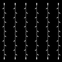 ΣΕΙΡΑ, DIY ΣΕΤ 6 ΤΜΧ, 20 LED, 2 ΕΠΕΚΤΑΣΕΙΣ, ΛΕΥΚΟ ΚΑΟΥΤΣΟΥΚ ΚΑΛΩΔΙΟ, ΛΕΥΚΟ LED ΑΝΑ 10cm, ΙΡ65