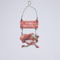 ΞΥΛΙΝΟ ΣΤΟΛΙΔΙ, ΑΓΙΟΣ ΒΑΣΙΛΗΣ ΜΕ ΣΑΚΟ, 0.4x9x13cm