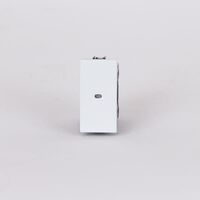 ΔΙΑΚΟΠΤΗΣ 1 MODULES ΑΠΛΟΣ ΜΕ ΛΥΧΝΙΑ ΛΕΥΚΟΣ