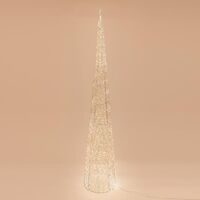 ΚΩΝΟΣ ΦΩΤΙΖΟΜΕΝΟΣ ΙΡΙΔΙΖΩΝ 210cm, 2400 LED, 31V ΜΕΤΑΣΧΗΜΑΤΙΣΤΗ, TIMER, ΑΣΗΜΙ ΧΑΛΚΙΝΟ ΚΑΛΩΔΙΟ, ΘΕΡΜΟ ΛΕΥΚΟ LED, ΠΡΟΕΚΤΑΣΗ ΠΑΡΟΧΗΣ 5m, IP44