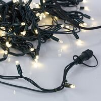 ΣΕΙΡΑ, 100 LED 5mm ΜΕ ΚΑΛΥΜΜΑ, 230V, 2 ΕΠΕΚΤΑΣΕΙΣ ΕΩΣ 9 ΣΕΤ, ΠΡΑΣΙΝΟ ΚΑΟΥΤΣΟΥΚ ΚΑΛΩΔΙΟ, DAYLIGHT LED ΑΝΑ 10cm, IΡ65 (ΧΩΡΙΣ ΠΡΟΕΚΤΑΣΗ ΠΑΡΟΧΗΣ)