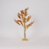 ΧΡΥΣΟ ΔΕΝΤΡΟ ΜΕ ΜΠΟΥΜΠΟΥΚΙΑ 60cm, ΜΠΑΤΑΡΙΑΣ 3xAA, TIMER, 40 ΘΕΡΜΑ ΛΕΥΚΑ MINI LED, IP20