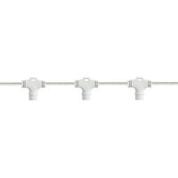 DIY, ΛΕΥΚΟ ΚΑΟΥΤΣΟΥΚ ΚΑΛΩΔΙΟ, ΓΙΑ ΚΟΥΡΤΙΝΑ, 10 ΚΑΘΕΤΟΙ ΚΟΝΕΚΤΟΡΕΣ, ΜΕ ΕΠΕΚΤΑΣΗ, 1,1m, ΙΡ65