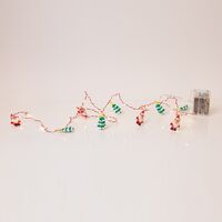 ΣΕΙΡΑ, 20 MINI LED, ΑΓΙΟ ΒΑΣΙΛΗ & ΧΡΙΣΤΟΥΓΕΝΝΙΑΤΙΚΟ ΔΕΝΤΡΟ, ΜΠΑΤΑΡΙΑΣ 3xAA, TIMER, ΑΣΗΜΙ, ΚΟΚΚΙΝΟ & ΛΕΥΚΟ ΧΑΛΚΙΝΟ ΚΑΛΩΔΙΟ, ΘΕΡΜΟ ΛΕΥΚΟ LED ΑΝΑ 10cm, ΠΡΟΕΚΤΑΣΗ ΠΑΡΟΧΗΣ 30cm, IP20