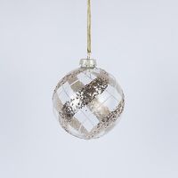 ΓΥΑΛΙΝΗ ΜΠΑΛΑ, ΣΑΜΠΑΝΙ, ΣΕΤ 4ΤΜΧ, 10cm