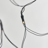 ΔΙΧΤΥ, 60 LED 5mm, ΗΛΙΑΚΟ ΣΥΛΛΕΚΤΗ ME ΑΙΣΘΗΤΗΡΑ ΦΩΤΟΣ, 8 ΠΡΟΓΡΑΜΜΑTA, ΠΡΑΣΙΝΟ PVC ΚΑΛΩΔΙΟ, ΘΕΡΜΟ ΛΕΥΚΟ LED (H100 x W100cm), ΠΡΟΕΚΤΑΣΗ ΠΑΡΟΧΗΣ 1m, ΙΡ44