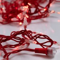 ΣΕΙΡΑ, 96 LED, 5mm, 24V, ΚΟΚΚΙΝΟ ΚΑΛΩΔΙΟ ΚΑΟΥΤΣΟΥΚ,ΜΕ ΕΠΕΚΤΑΣΗ,2 ΚΟΝΕΚΤΟΡΕΣ, ΚΟΚΚΙΝΟ LED,ΣΕΤ 5 ΣΕΙΡΕΣ ΚΑΙ ΜΙΑ ΕΠΕΚΤΑΣΗ 300cm, ΑΝΑ 10cm, ΙΡ65