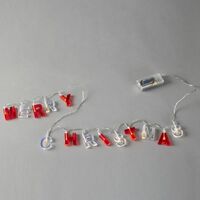 ΣΕΙΡΑ, 14 LED 5mm, 'MERRY CHRISTMAS' ΜΕ ΚΟΚΚΙΝΑ & ΑΣΠΡΑ ΓΡΑΜΜΑΤΑ, ΜΠΑΤΑΡΙΑΣ 2xAA, TIMER,  ΔΙΑΦΑΝΟ PVC ΚΑΛΩΔΙΟ, ΘΕΡΜΟ ΛΕΥΚΟ LED ΑΝΑ 8cm, ΠΡΟΕΚΤΑΣΗ ΠΑΡΟΧΗΣ 30cm, IP20