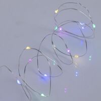 ΣΕΙΡΑ, 20 MINI LED, ΜΠΑΤΑΡΙΑΣ 2xAA, TIMER, ΑΣΗΜΙ ΧΑΛΚΙΝΟ ΚΑΛΩΔΙΟ, ΧΡΩΜΑΤΙΣΤΟ ΟΠΑΛ LED ΑΝΑ 10cm, ΠΡΟΕΚΤΑΣΗ ΠΑΡΟΧΗΣ 10cm, IP20 (DISPLAY BOX 24τμχ)