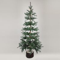 ΔΕΝΤΡΟ ΔΑΝΙΑ, PE KAI PVC, ΜΕ ΞΥΛΙΝΟ ΚΟΡΜΟ ΣΤΗ ΒΑΣΗ, 210cm