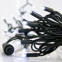 ΣΕΙΡΑ, 100 LED 5mm ΜΕ ΚΑΛΥΜΜΑ, 230V, 3 ΕΠΕΚΤΑΣΕΙΣ ΕΩΣ 20 ΣΕΤ, ΠΡΑΣΙΝΟ ΚΑΟΥΤΣΟΥΚ ΚΑΛΩΔΙΟ, ΛΕΥΚΟ LED ANA 10cm, ΠΡΟΕΚΤΑΣΗ ΠΑΡΟΧΗΣ 1.5cm, ΙΡ67