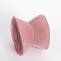 ΚΟΡΔΕΛΑ ΣΠΙΡΑΛ, ΡΟΖ ΜΕΤΑΛΛΙΚΟ, 500x12cm