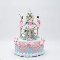 ΤΟΥΡΤΑ ΠΟΛΥΡΕΖΙΝ, ΜΟΥΣΙΚΟ ΚΟΥΤΙ, 22.7x22.7x31.7cm