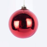 ΜΠΑΛΑ ΠΛΑΣΤΙΚΗ, ΚΟΚΚΙΝΗ, ΓΥΑΛΙΣΤΕΡΗ, ΣΕΤ 2ΤΜΧ, 20cm