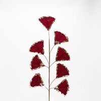 ΚΛΑΔΙ GINKGO, ΜΠΟΡΝΤΟ ΜΕ ΣΑΜΠΑΝΙ ΛΕΠΤΟΜΕΡΕΙΕΣ, 65cm