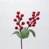 ΠΙΚΑΚΙ ΜΕ ΚΟΚΚΙΝΑ BERRIES ΚΑΙ ΠΡΑΣΙΝΑ ΦΥΛΛΑ, 30cm