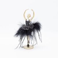 ΜΠΑΛΑΡΙΝΑ ΠΟΛΥΡΕΖΙΝ, ΠΙΡΟΥΕΤΑ, ΜΕ ΜΑΥΡΟ ΦΟΡΕΜΑ, 14x13x21.7cm