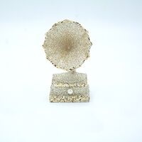 ΑΚΡΥΛΙΚΟ ΣΤΟΛΙΔΙ, ΓΡΑΜΜΟΦΩΝΟ, ΣΑΜΠΑΝΙ GLITTER, 5.3x5.3x10.6cm