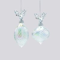 ΣΤΟΛΙΔΙ ΠΛΑΣΤΙΚΟ, ΙΡΙΔΙΖΟΝ ΜΕ ΑΣΗΜΙ ΤΑΡΑΝΔΟ, 2 ΣΧΕΔΙΑ, 9x5.5x15.5cm