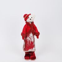 ΚΥΡΙΑ ΑΡΚΟΥΔΑ ΜΕ ΜΠΟΡΝΤΟ ΡΟΥΧΑ ΚΑΙ ΚΑΠΕΛΟ, 45cm