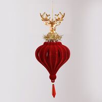 ΣΤΟΛΙΔΙ, ΒΕΛΟΥΔΙΝΟ, ΚΟΚΚΙΝΟ ΜΕ ΧΡΥΣΟ ΤΑΡΑΝΔΟ, 19.56cm