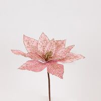 ΛΟΥΛΟΥΔΙ ΡΟΖ, ΜΕ ΣΑΜΠΑΝΙ ΧΑΝΤΡΕΣ, 27x15cm