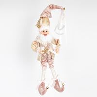 ΞΩΤΙΚΟ ΜΕ ΡΟΖ ΧΡΥΣΟ ΠΛΟΥΜΙΣΤΟ ΡΟΥΧΟ, 50.8cm