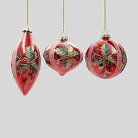 ΓΥΑΛΙΝΟ ΣΤΟΛΙΔΙ, ΚΟΚΚΙΝΟ ΔΙΑΦΑΝΟ ΜΕ ΡΟΖ ΣΧΕΔΙΑ ΚΑΙ ΓΚΙ, 3 ΣΧΕΔΙΑ, ΣΕΤ 4ΤΜΧ, 10cm