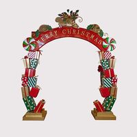 ΜΕΤΑΛΛΙΚΗ ΚΑΜΑΡΑ ΜΕ ΔΩΡΑ ΚΑΙ ΚΑΡΑΜΕΛΕΣ, 274x55x300cm