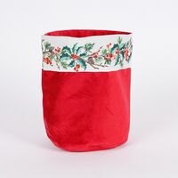 ΚΑΛΑΘΑΚΙ ΜΕ ΣΤΕΦΑΝΑΚΙ, ΥΦΑΣΜΑΤΙΝΟ, 18x22cm