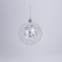 ΜΠΑΛΑ ΠΛΑΣΤΙΚΗ, ΔΙΑΦΑΝΗ, ΜΕ ΓΚΛΙΤΕΡ, ΣΕΤ 6ΤΜΧ, 8cm (TOP 120)